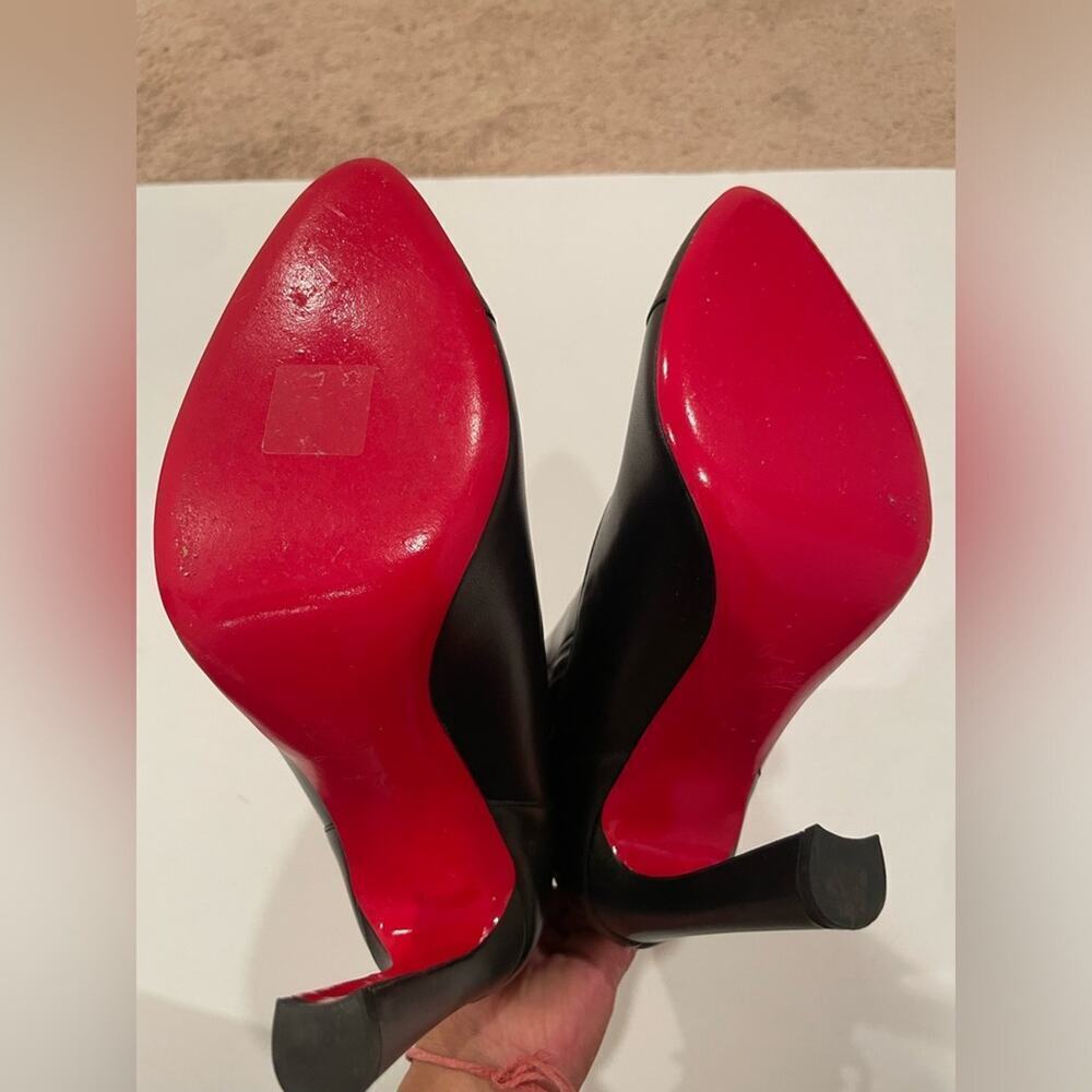 Christian Louboutin Me in the 90's Calf High Black Leather Boots EU40 - Picture 5 of 11